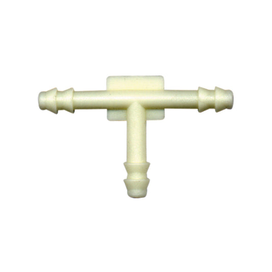 Tee Vacuum Connectors | Tube IDs: A: 1/8" | B: 1/8"