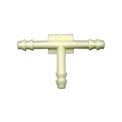 Tee Vacuum Connectors | Tube IDs: A: 1/8" | B: 1/8"