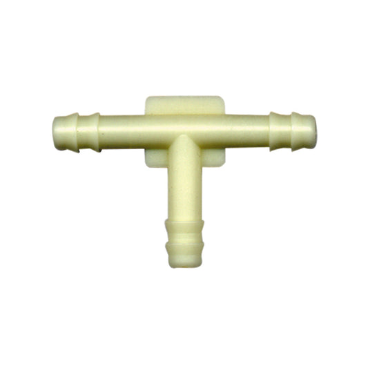 Tee Vacuum Connectors | Tube IDs: A: 3/16" | B: 3/16"