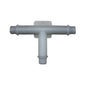 Tee Vacuum Connectors | Tube IDs: A: 1/4" | B: 1/4"