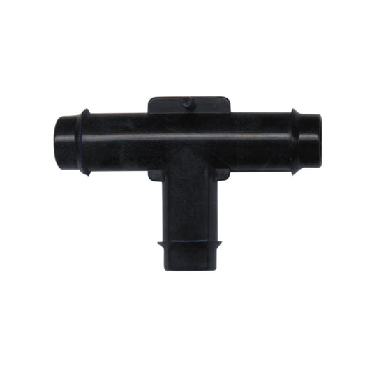Tee Vacuum Connectors | Tube IDs: A: 3/8", B: 3/8", C: 3/8" | Qty: Box of 10