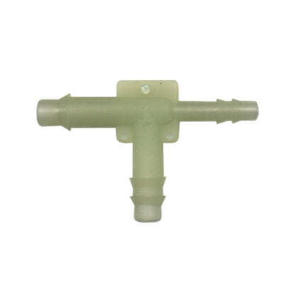 Tee Vacuum Connectors | Tube IDs: A: 3/16", B: 1/8", C: 3/16" | Qty: Box of 10