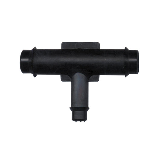 Tee Vacuum Connectors | Tube IDs: A: 3/8", B: 1/4", C: 1/8" | Qty: Box of 10