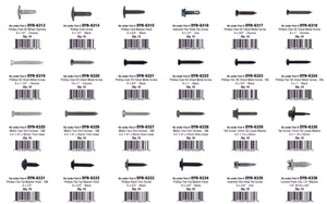 Auto Body Trim Screw Assortment (140 Total Pieces)