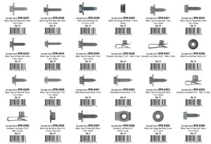 Auto Body Bolts Assortment Kit (135 Total Pieces)