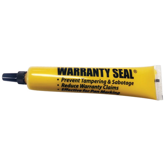 Yellow Warrenty Seal Tube | Net Wt: 1.8 oz