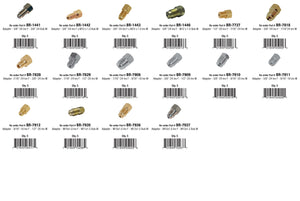 Brake Line Adapter Assortment (80 Total Pieces)