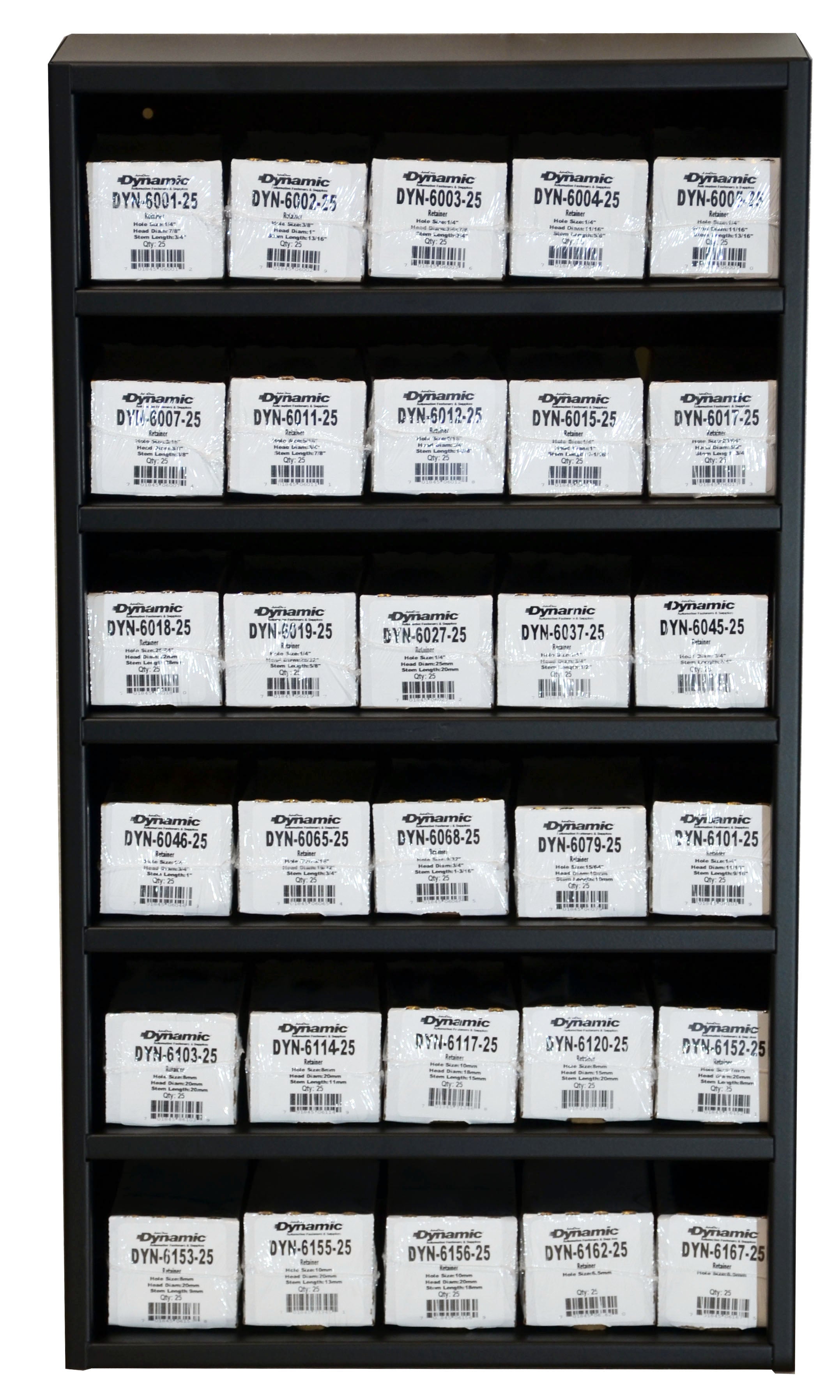 Fastener Wall Cabinet Assortment (185 Total Pieces)