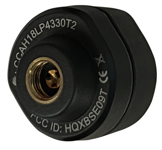 External-Retrofit TPMS Sensor | Frequency: Programmable | Range: 20' | For Metal Valves Only