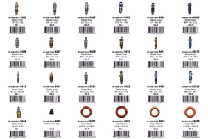 Bleeder Screw Assortment (130 Total Pieces)