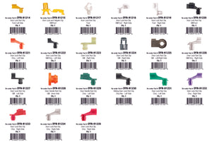 Door Locks & Hood Prop Clips Assortment (63 Total Pieces)