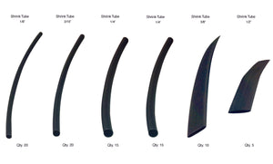 Shrink Tubing Assortment (85 Total Pieces)