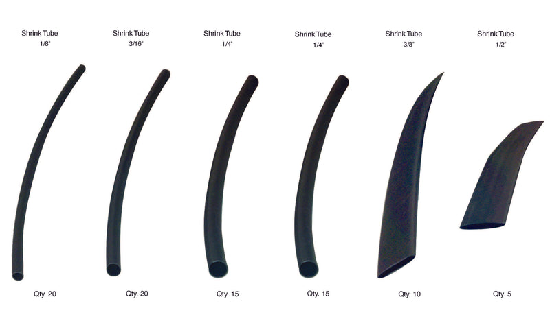 Shrink Tubing Assortment (85 Total Pieces)