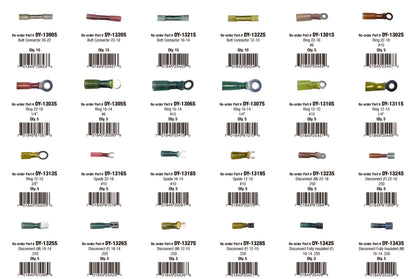 Shrink Terminal Assortment (150 Total Pieces)