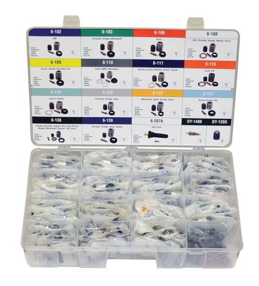 OEM TPMS Valve Stem Assortment (350 Total Pieces)