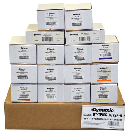 JohnDow DY-TPMS-16VSR-A TPMS replacement valve stem assortment