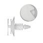 Natural Nylon Door Panel Trim Retainer Clips | Fits Hole Size: 1/4" | Head Diam: 7/8" | Stem Size: 3/4" | GM 1978-on | OEM# 3065575