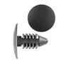 Black Nylon Fender Bumper Shield Retainer Clips | Fits Hole Size: 1/4" | Head Diam: 11/16" | Stem Size: 5/8" | GM / Ford / Chrysler | OEM# 332364, 3899358, 3691590, 60313231