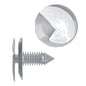 Natural Nylon Door Panel Trim Retainer Clips | Fits Hole Size: 1/4" | Head Diam: 3/4" | Stem Size: 1/2"