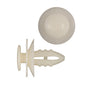 Natural Nylon Interior Door Trim Retainer Clips | Fits Hole Size: 9/32" | Head Diam: 3/4" | Stem Size: 9/16" | Ford 1977-on | OEM# 387477S