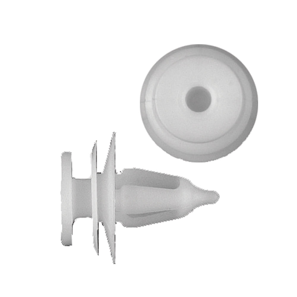 Natural nylon door panel trim retainer clip — DYN-6053
