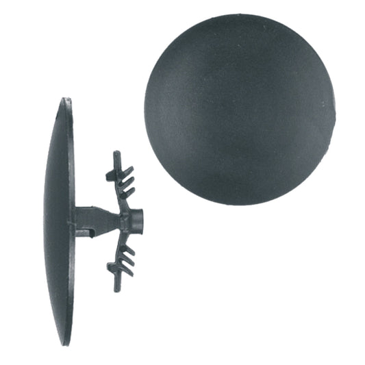 Black Nylon Hood Insulation Shield Retainer Clips | Fits Hole Size: 19/64" | Head Diam: 30mm | Stem Size: 10mm | Acura 1991-on | OEM# A90700-SJ4-000