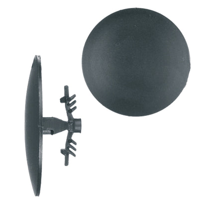 Black Nylon Hood Insulation Shield Retainer Clips | Fits Hole Size: 19/64" | Head Diam: 30mm | Stem Size: 10mm | Acura 1991-on | OEM# A90700-SJ4-000