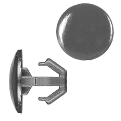 Black Nylon Hood Trunk Moulding Shield Retainer Clips | Fits Hole Size: 15/64" | Head Diam: 12mm | Stem Size: 9mm | Acura / Honda 1994-on | OEM# H91518-SM4-003