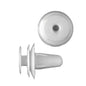 Natural Nylon Door Panel Trim Retainer Clips | Fits Hole Size: 9mm | Head Diam: 18mm | Stem Size: 14mm | Toyota | OEM# T67771-01010