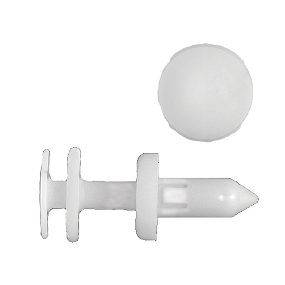 Nylon Push-Type Retainer Clips Door Trim Panel Hole Size: 1/4