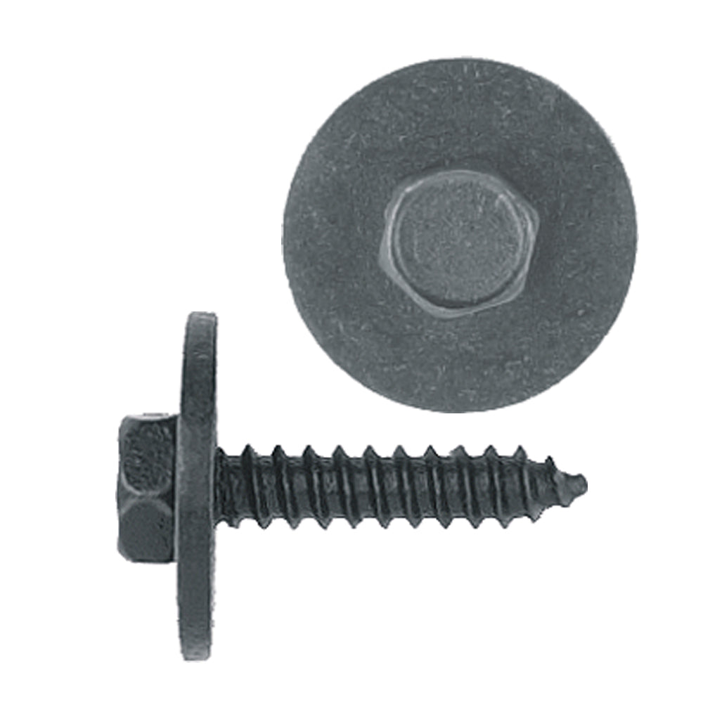 Bright Zinc Teks® Screw Indented Hex Head Screw Size: 10 x 3/4” Hex: 5/16