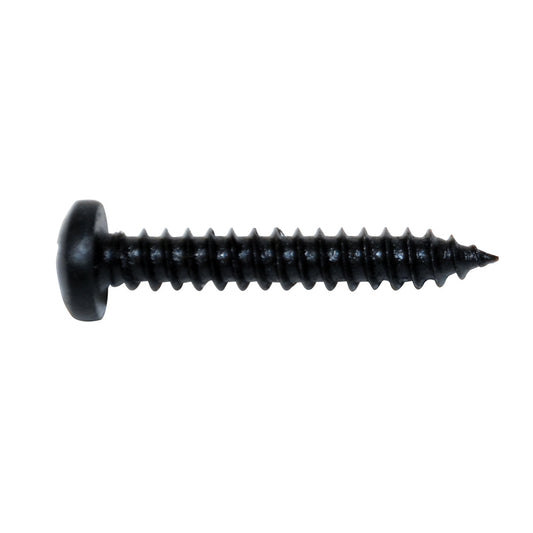 Black Sheet Metal Phillips Pan Head Trim Screw