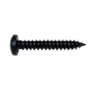 Sheet Metal Trim Screw Phillips Pan Head Color: Black Screw Size: 8 x 3/4”