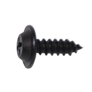 Trim Screws Phillips Flat Top Washer Head Color: Black Screw Size: 8 x 1/2”