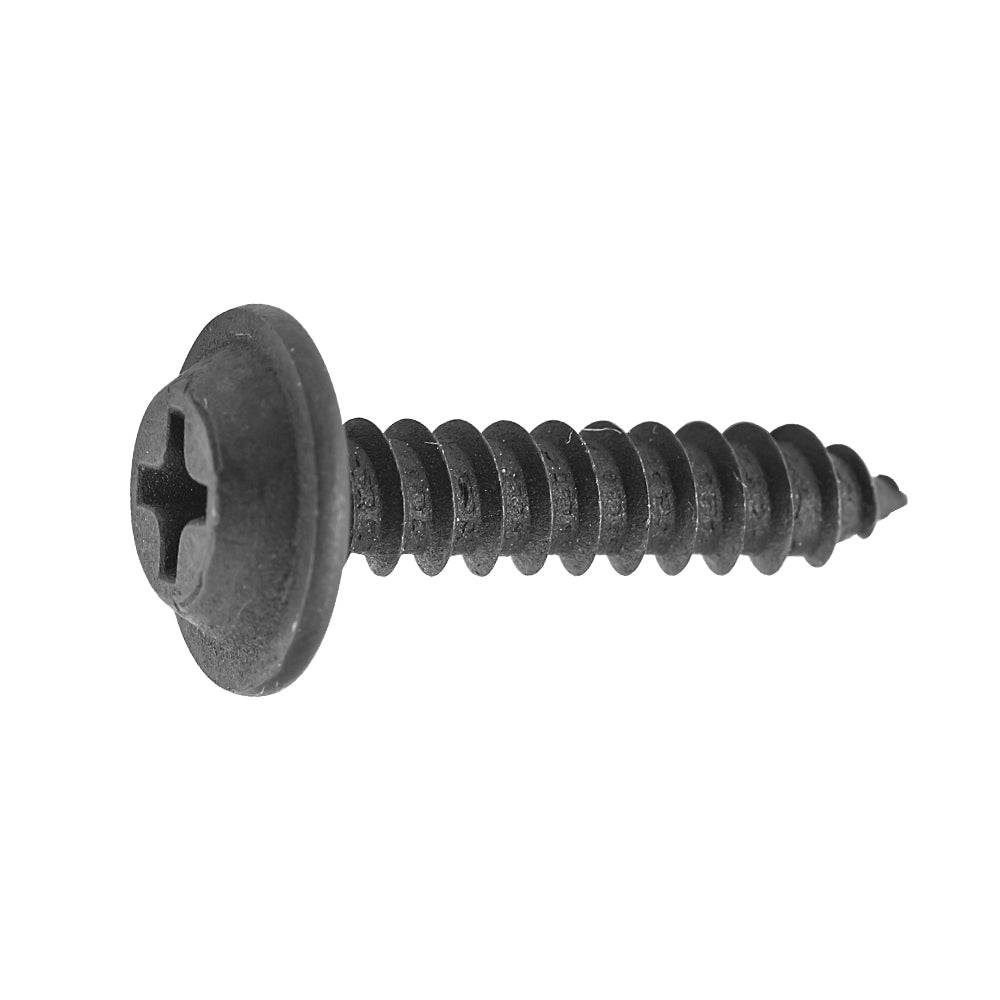 Trim Screws Phillips Flat Top Washer Head Color: Black Screw Size: 8 x 3/4