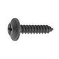 Black Phillips Flat Top Washer Head Trim Screw | Screw Size: 8 x 3/4" | OD Washer: 13/32" | Chrysler / Ford / GM | OEM# 9428738, 6032723, 56904-S2, 11504766