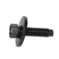 Metric Black Indented Hex Head CA Body Bolt w/Loose Washer | Screw Size: 6-1.0 x 22mm | Head Size: 8mm | OD Washer: 19mm | Chrysler / Ford / GM | OEM# 6100566, N606676-S2, N606676-S, N606676-S100, 11503982