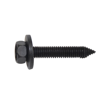 Metric Black Indented Hex Head CA Body Bolt w/Loose Washer | Screw Size: 6-1.0 x 35mm | Head Size: 10mm | OD Washer: 17mm | GM | OEM# 11505044