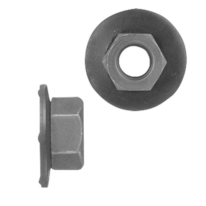Metric Black Hex Nut w/Loose Washer | Screw Size: 6-1.0mm | Head Size: 10mm | OD Washer: 16mm | GM / VW | OEM# 11505329, 11503752, N90100001
