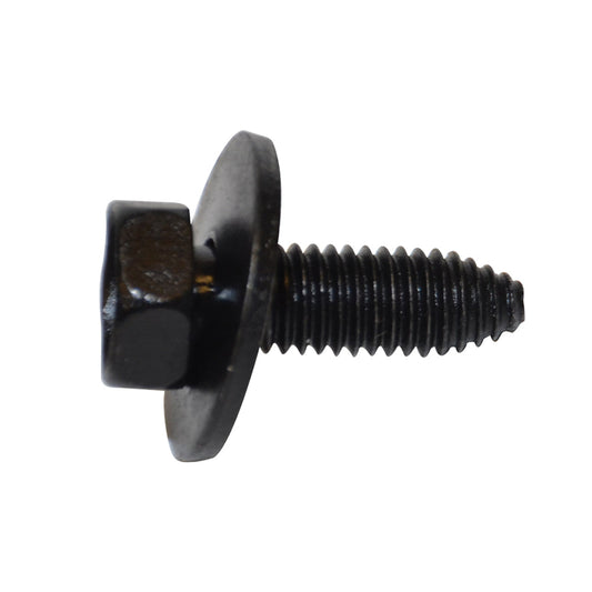 Metric Black Indented Hex Head CA Body Bolt w/Loose Washer | Screw Size: 8-1.25 x 25mm | Head Size: 13mm | OD Washer: 24mm | GM | OEM# 11503619, 11501102