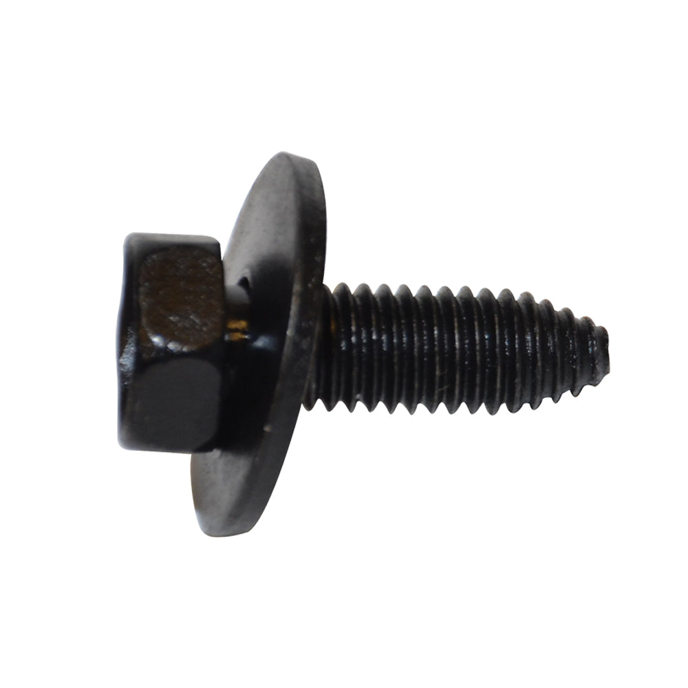 CA Body Bolt Indented Hex Head Loose Washer Metric Color: Black Head Diam: 13mm Screw Size: 8-1.25 x 25mm