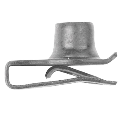 Metric Black Extruded "U" Nut | Screw Size: 8-1.25mm | Center to Edge: 20mm | Panel Range: .80mm-4.5mm | Ford / GM | OEM# N623343-S100, N623343-S2, 11500661, 11503317, 11516150