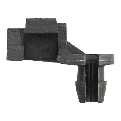 Black Nylon Hood Prop Clips | Type: Left Side | Rod Diam: 5/32" | Hole Size: 17/64" | AMC / Chrysler / Ford / GM | OEM# 4003673, 2945109, 4658677, N804344S, D2VZ-652195A, 9815325, 16607593