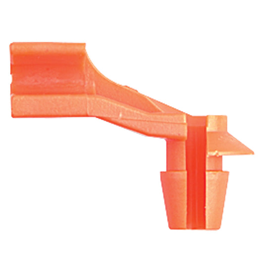Orange Nylon Door Lock Prop Clips | Type: Left Side | Rod Diam: 1/8" | Hole Size: 13/64" | Chrysler | OEM# 4658444