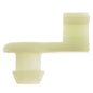 Natural Nylon Door Lock Prop Clips | Type: Right Side | Rod Diam: 5/32" | Hole Size: 15/64"