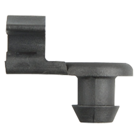 Black Nylon Door Lock Prop Clips | Type: Left Side | Rod Diam: 5/32" | Hole Size: 15/64"