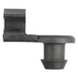 Black Nylon Door Lock Prop Clips | Type: Left Side | Rod Diam: 5/32" | Hole Size: 15/64"