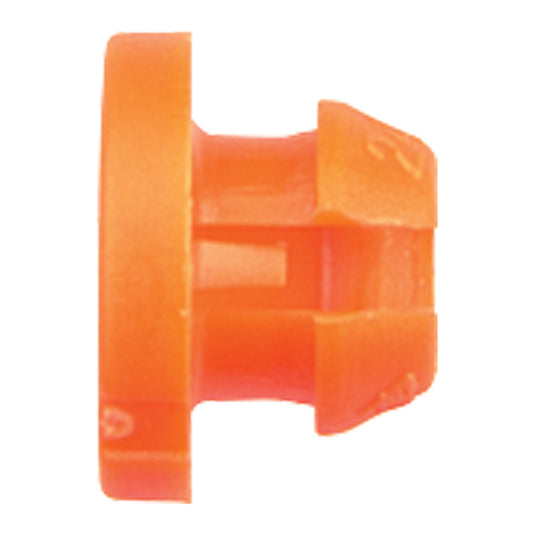 Orange Nylon Hood Prop Clips | Rod Diam: 4mm | Hole Size: 6mm | GM | OEM# 16606936, 16633853