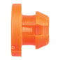 Orange Nylon Hood Prop Clips | Rod Diam: 4mm | Hole Size: 6mm | GM | OEM# 16606936, 16633853
