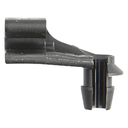 Black Nylon Door Lock Prop Clips | Type: Left Side | Rod Diam: 5/32" | Hole Size: 15/64"